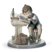 Lladro-Sleepy Scholar