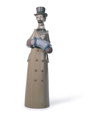 Lladro-Musician with Accordion