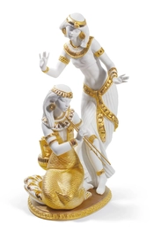 Lladro-Dancers from The Nile (Golden Lustre)