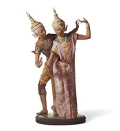 Lladro-THAI COUPLE