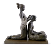 Lladro Pulse Of Africa-CEREMONIAL COIFFURE