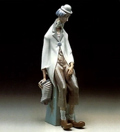 Lladro-Clown with Concertina 1969-93 