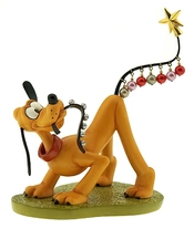 WDCC Disney Classics-Plutos Christmas Tree Pluto Helps Decorate