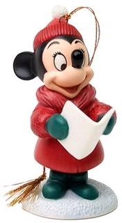 WDCC Disney Classics-Plutos Christmas Tree Minnie Mouse Caroler Minnie Ornament