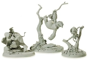 WDCC Disney Classics-Tarzan Tantor and, Terk Maquettes (matched numbered Set)