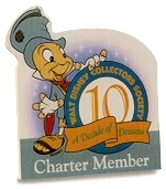 WDCC Disney Classics-Wdcc Plaque Ten Year Charter Member Plaque