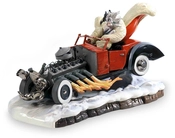 WDCC Disney Classics-One Hundred and One Dalmatians Cruella De Vil De Vil On Wheels