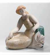 Lladro-Lady with Lillies 1 2004-08