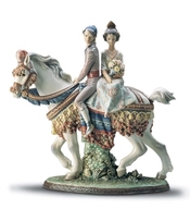 Lladro-Valencian Couple Le3000 1985-2001