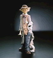 Lladro-Mischevious Musician