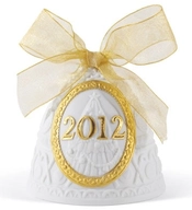 Lladro-Christmas Bell 2012 Re-Deco Ornament