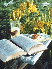 Ron Parker-Summer Reading Limited Edition Print