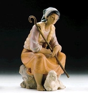 Lladro-The Shepherdess 1989-99