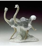 Lladro-Ostriches 