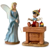 WDCC Disney Classics-Pinocchio Blue Fairy And Pinocchio The Gift Of Life Is Thine