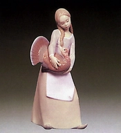 Lladro-Girl With Turkey 1972-81