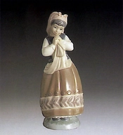 Lladro-Blushful Girl 1980-85