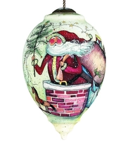 Susan Winget-Down the chimney Neqwa Ornament