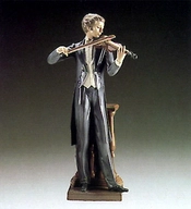 Lladro-Concert Violinist