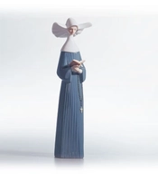 Lladro-Prayful Moment (white) 1988-91