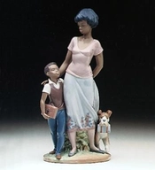 Lladro Black Legacy-Ready To Learn