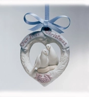 Lladro-Our First Christmas 2002 Ornament