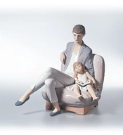 Lladro-Reading With Daddy 2001-02