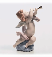 Lladro-Angelic Serenade