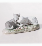 Lladro-The Wolf Also Shall Dwell With The Lamb 2003-07