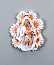 Giuseppe Armani-Madonna Of The Daisies - Plaque