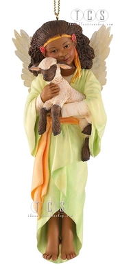 Ebony Visions-Loving Lamb 2010 Annual Ornament