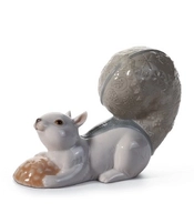 Lladro-Festive Squirrel IIi