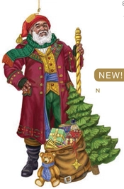 Lenox Ebony Visions-Father Christmas 2016 Ornament