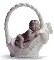 Lladro Black Legacy-BORN IN 2014 (GIRL - DARK SKIN) 