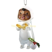 Flakeling Tales By Thomas Blackshear-Caroling Crystal Flake Ornament