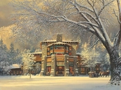 William Phillips-Christmas Eve at the Ahwahnee