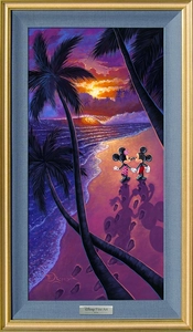 Tim Rogerson-Sunset Stroll Framed