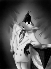 Alan Bodner and Harry Sabin-Portrait Series  Daffy Duck