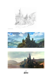 Stuart Craig-Creating Hogwarts & the Black Lake Triptychs