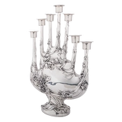 Dargenta-7 Arm Silver Candle Holder