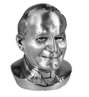 Dargenta-Jean Paul II Statue in Silver