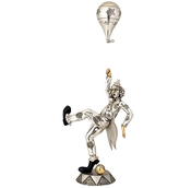 Dargenta-Unbalanced Clown Statue