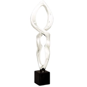 Dargenta-Abstract Flame Silver Sculpture