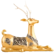 Dargenta-Resting Gold Thai Deer Statue