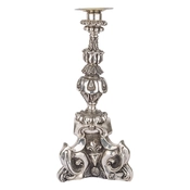 Dargenta-Triad Column Silver Candle Holder