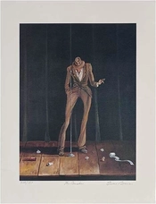 Ernie Barnes-The Comedian Signed And Numbered Limited Edition