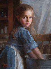 Morgan Weistling-Laundry Girl Artist Proof Smallworks