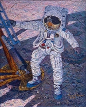 Alan Bean-A Giant Leap SmallWork Canvas Edition