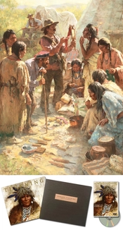 Howard Terpning-Traders Among the Crow