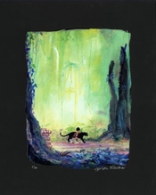 Harrison Ellenshaw-Mowgli and Bagheera - From Disney The Jungle Book